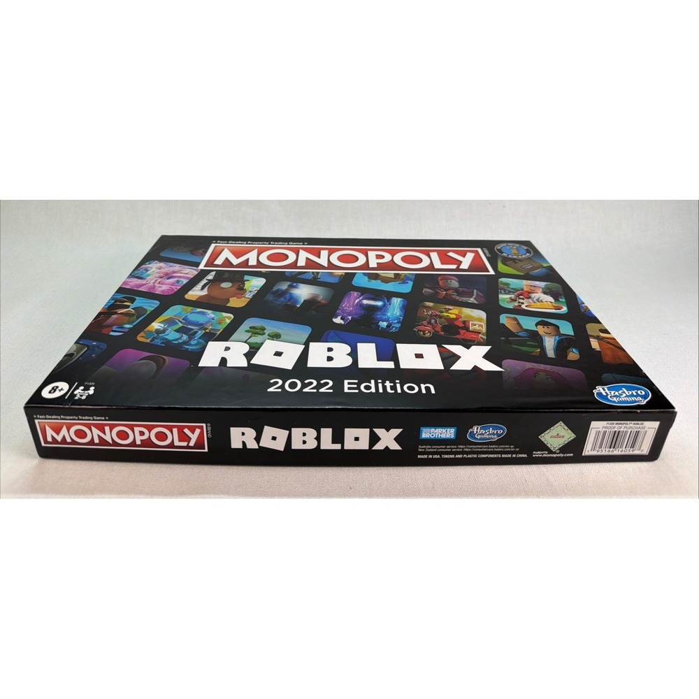 Monopoly ROBLOX 2022 Edition Board Game Missing 4 Tokens Hasbro Gaming - Picture 13 of 16